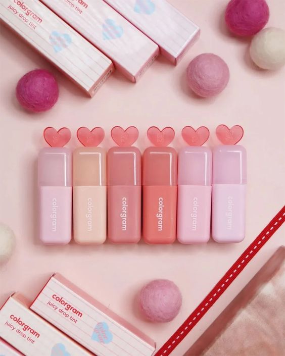 COLORGRAM. Juicy Drop Tint. | #03 Litchi Luster | Tinta Labial Hidratante con Brillo Acuoso