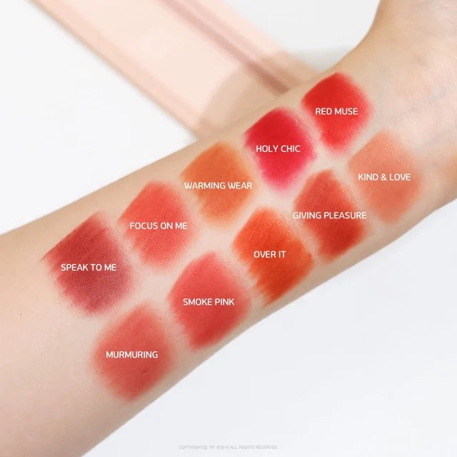 3CE. Soft Matte Lipstick. | Holy Chick | Barra de Labios Mate Suave y Duradera