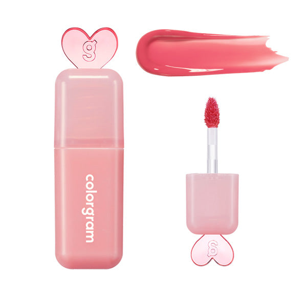 COLORGRAM. Juicy Drop Tint. | #03 Litchi Luster | Tinta Labial Hidratante con Brillo Acuoso