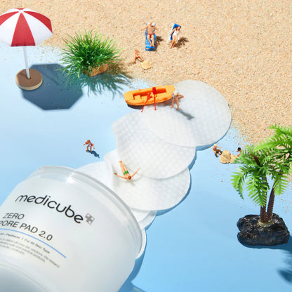 MEDICUBE.   Zero Pore Pad 2.0 | Tónico Exfoliante y Hipoalergénico para Cerrar Poros y Controlar Sebo