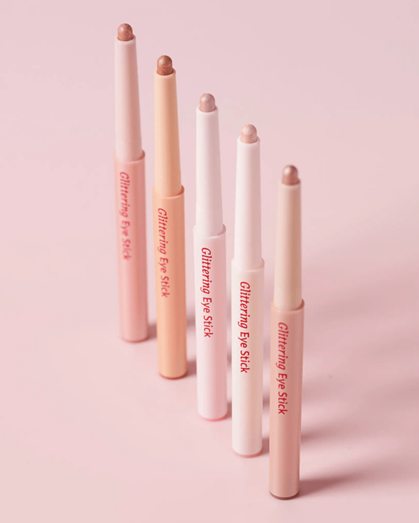 CLIO.  Twinkle Pop Glittering Eye Stick.  |  #16 Lovey Me | Sombra en Stick con Glitter para un Look Deslumbrante