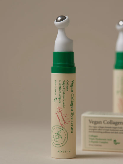 AXIS-Y.  Vegan Collagen Eye Serum | Suero Vegano para Ojos con Colágeno, Péptidos y Ácido Hialurónico