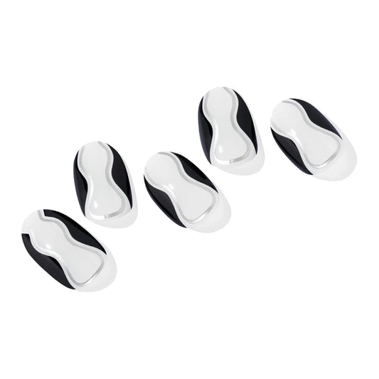 OHORA. |  N Black Hourglass. |  Uñas de Gel Semi Curado.|