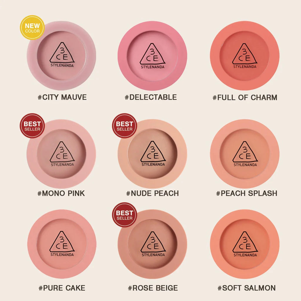 3CE.  Mood Recipe Face Blush. | Mono Pink