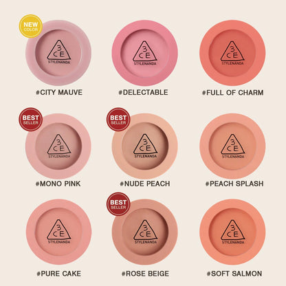 3CE.  Mood Recipe Face Blush. | Mono Pink