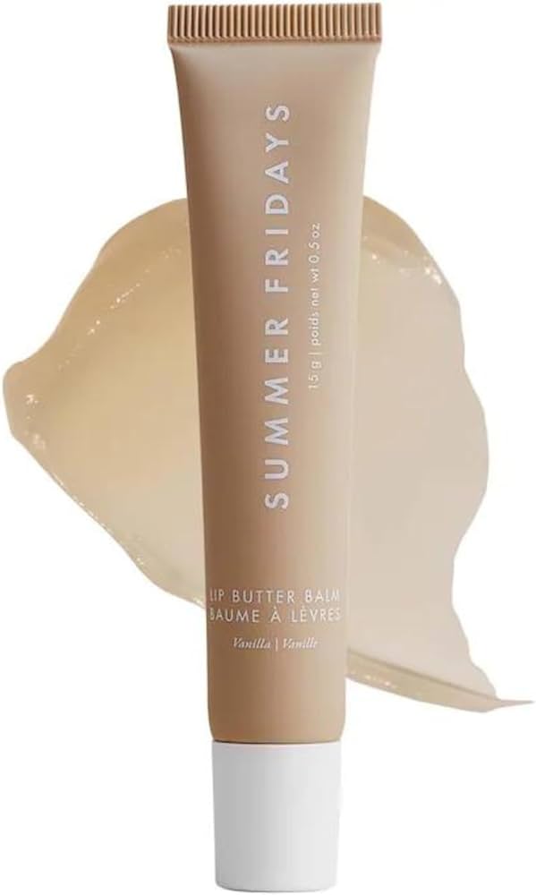 SUMMER FRIDAYS.  Lip Butter Balm for Hydration & Shine.  |  Vanilla.
