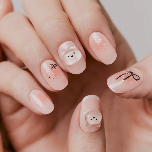OHORA.  |  N Bear Up. |  Uñas de Gel Semi Curado.|