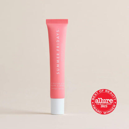 SUMMER FRIDAYS.  Lip Butter Balm for Hydration & Shine.  |  Pink Sugar.