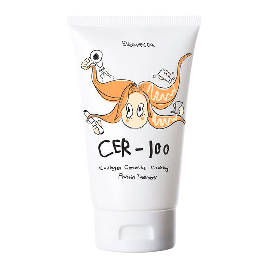 ELIZAVECCA.    Milky Piggy CER-100 Collagen Ceramide Coating Protein Treatment. | Reparación y Fortalecimiento Intensivo para Cabello Dañado