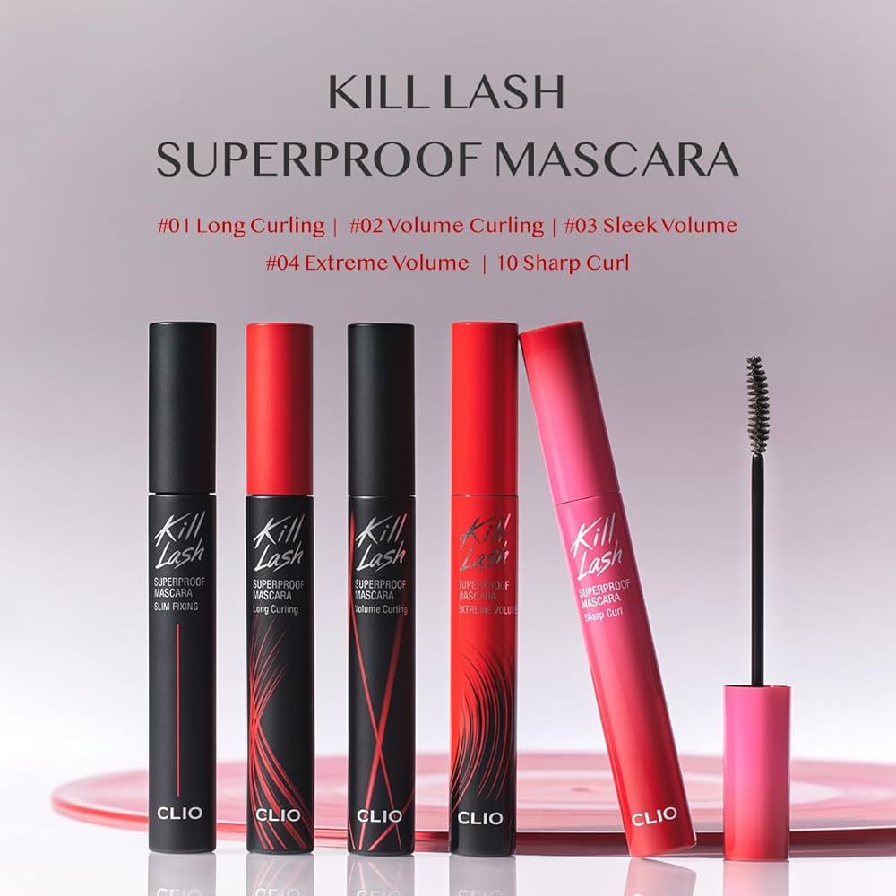 CLIO.  Kill Lash Superproof Mascara.  |  #02 Volume Curling