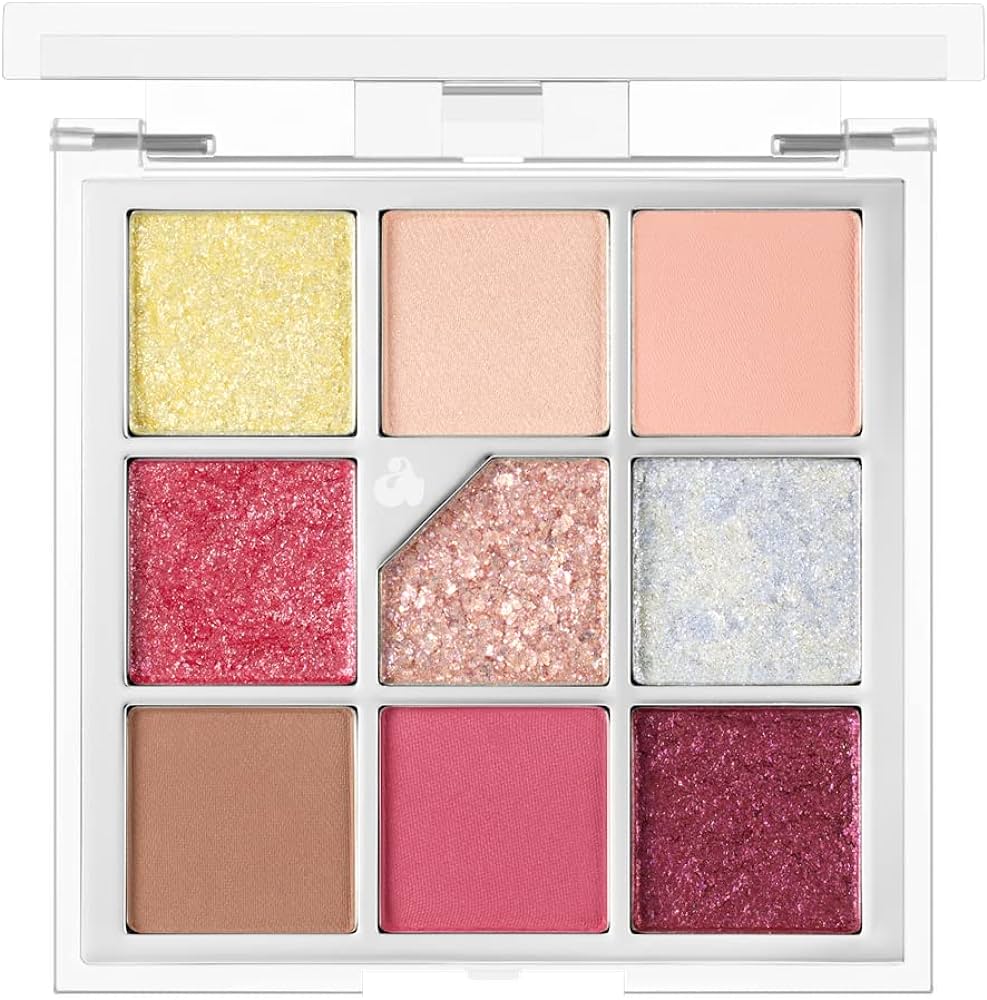 UNLEASHIA.  Glitterpedia Eye Palette.  |  N°7 All of Peach Ade