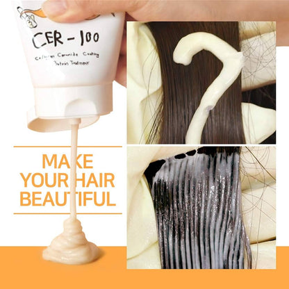 ELIZAVECCA.    Milky Piggy CER-100 Collagen Ceramide Coating Protein Treatment. | Reparación y Fortalecimiento Intensivo para Cabello Dañado