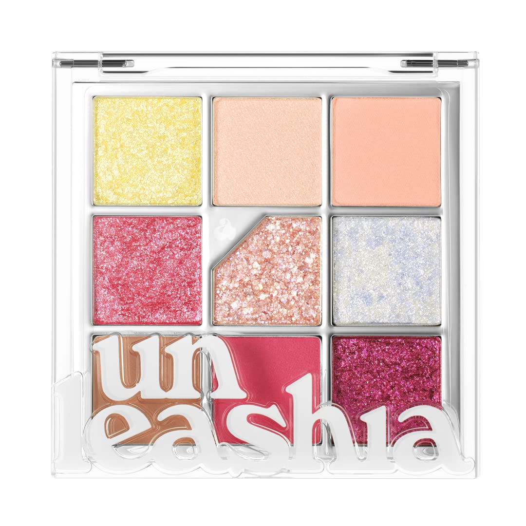UNLEASHIA.  Glitterpedia Eye Palette.  |  N°7 All of Peach Ade