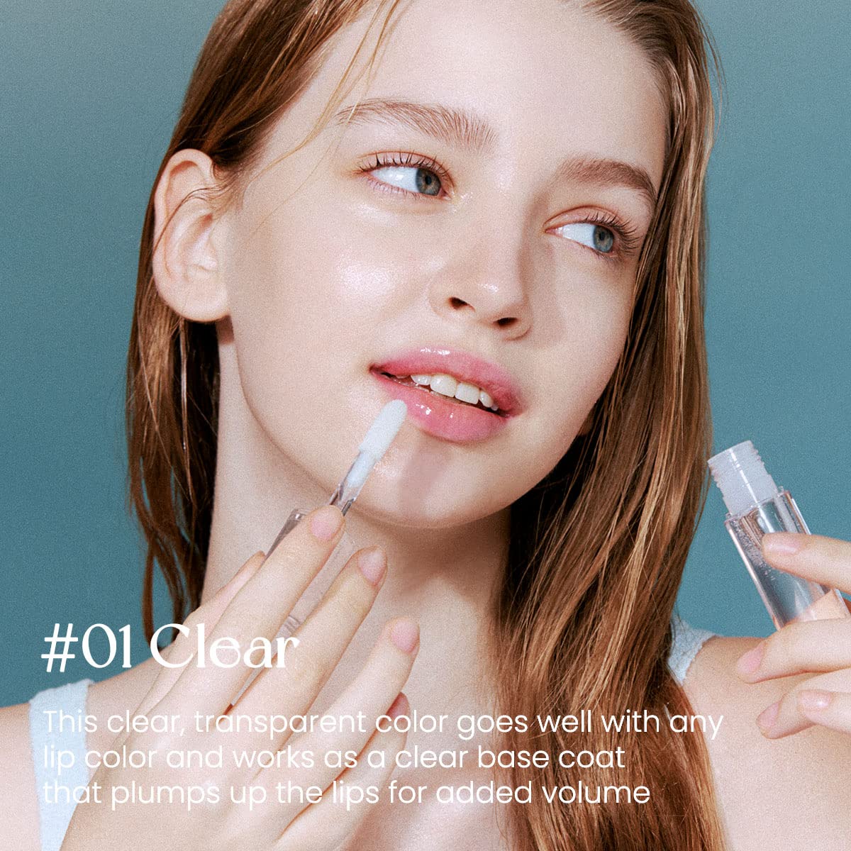 PERIPERA. Ink Glasting Lip Gloss.   |  #01 Clear