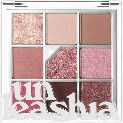 UNLEASHIA. Glitterpedia Eye Palette.  |  N°5 All of Dusty  | Sombras de Ojos Glitter, Shimmer y Mate