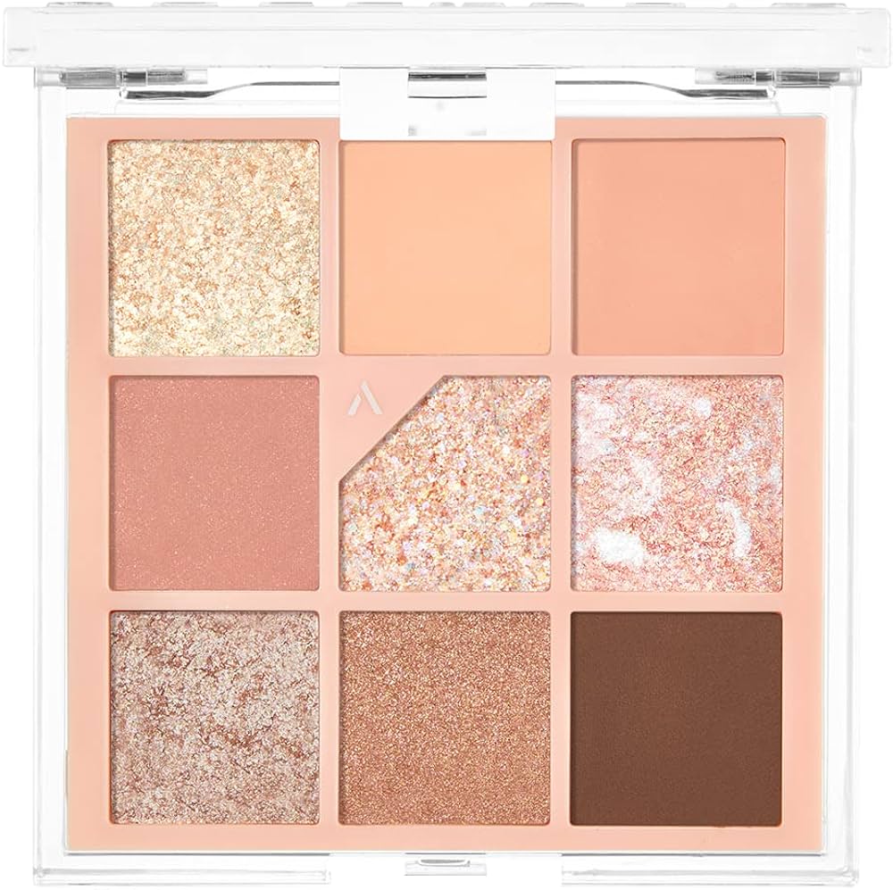 UNLEASHIA.  Glitterpedia Eye Palette.  |  N°3 All of Coral