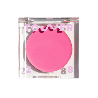 TOWER 28 BEAUTY.  BeachPlease Lip + Cheek Cream Blush. |  Dream Hour - sun-kissed bright pink.