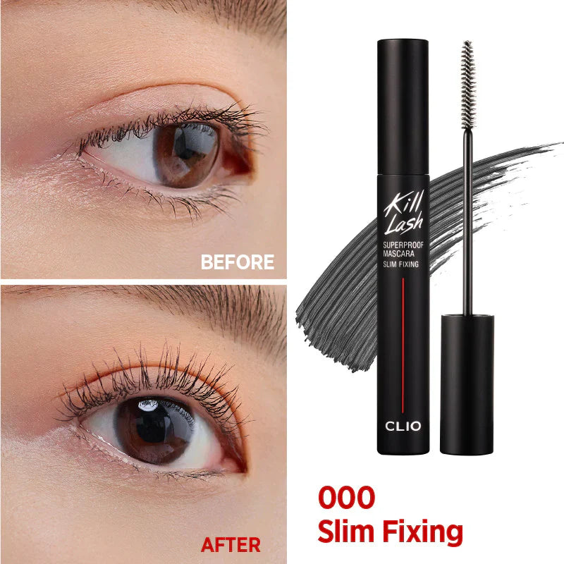 CLIO.  Kill Lash Superproof Mascara.  |  #00 Slim Fixing