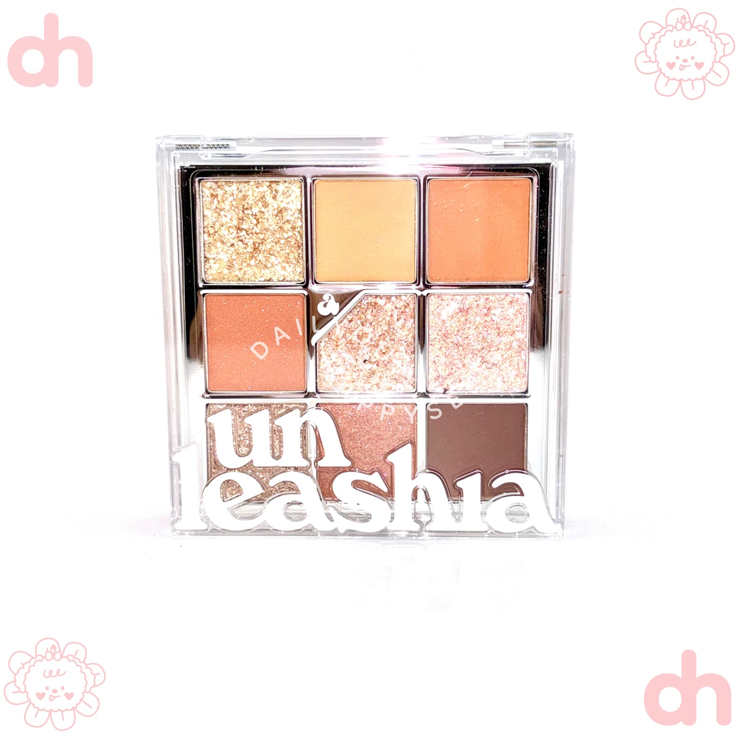 UNLEASHIA.  Glitterpedia Eye Palette.  |  N°3 All of Coral
