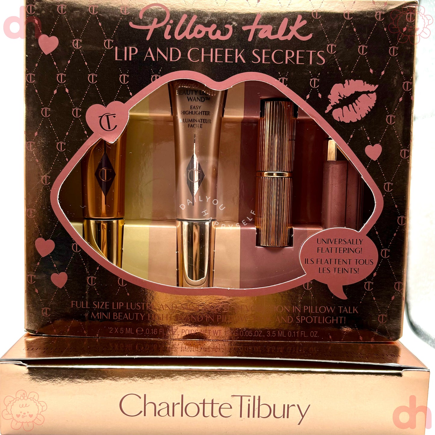 CHARLOTTE TILLBURY.  Pillow Talk Lip and Cheek Secrets Set.