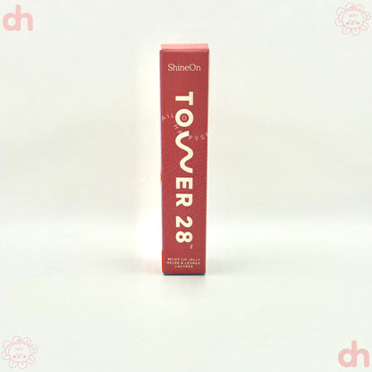 TOWER 28 BEAUTY.  ShineOn Lip Jelly Non-Sticky Gloss.  |  Pistachio - semi-sheer milky nude pink.