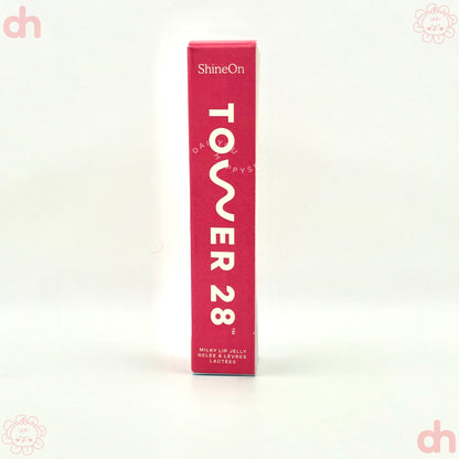 TOWER 28 BEAUTY.  ShineOn Lip Jelly Non-Sticky Gloss.  |  Coconut - semi-sheer milky rosy pink.