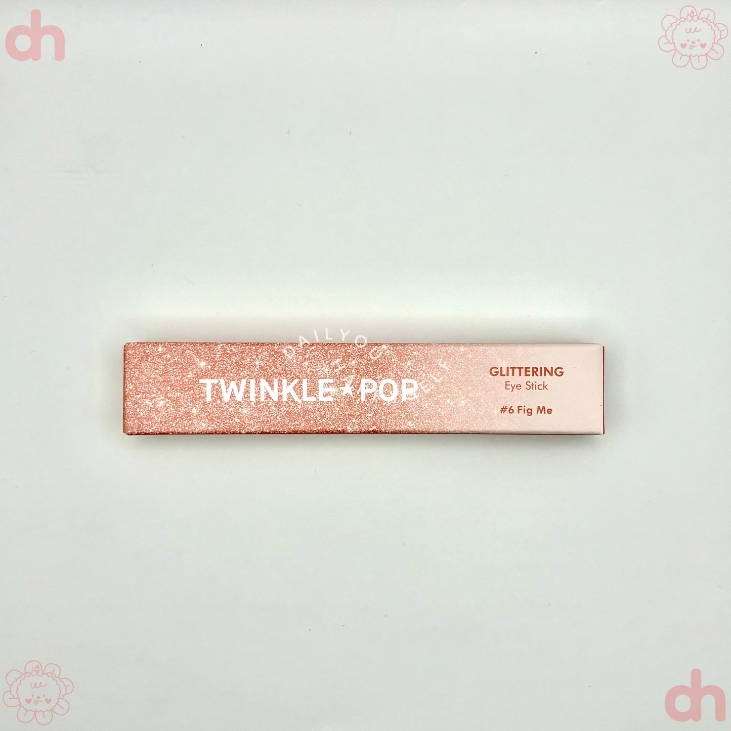 CLIO.  Twinkle Pop Glittering Eye Stick.  |  #06 Fig Me| Sombra en Stick con Glitter para un Look Deslumbrante