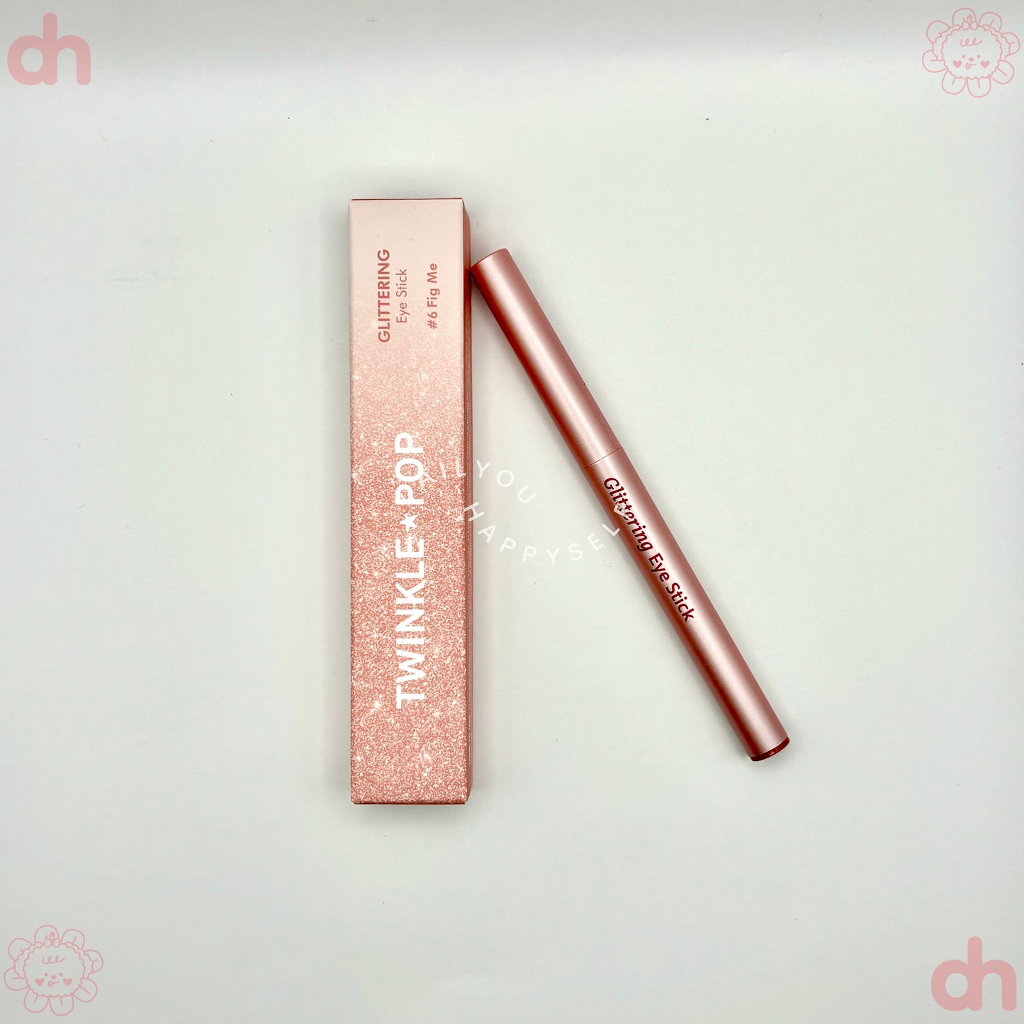 CLIO.  Twinkle Pop Glittering Eye Stick.  |  #06 Fig Me| Sombra en Stick con Glitter para un Look Deslumbrante