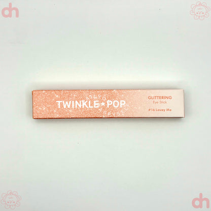 CLIO.  Twinkle Pop Glittering Eye Stick.  |  #16 Lovey Me | Sombra en Stick con Glitter para un Look Deslumbrante