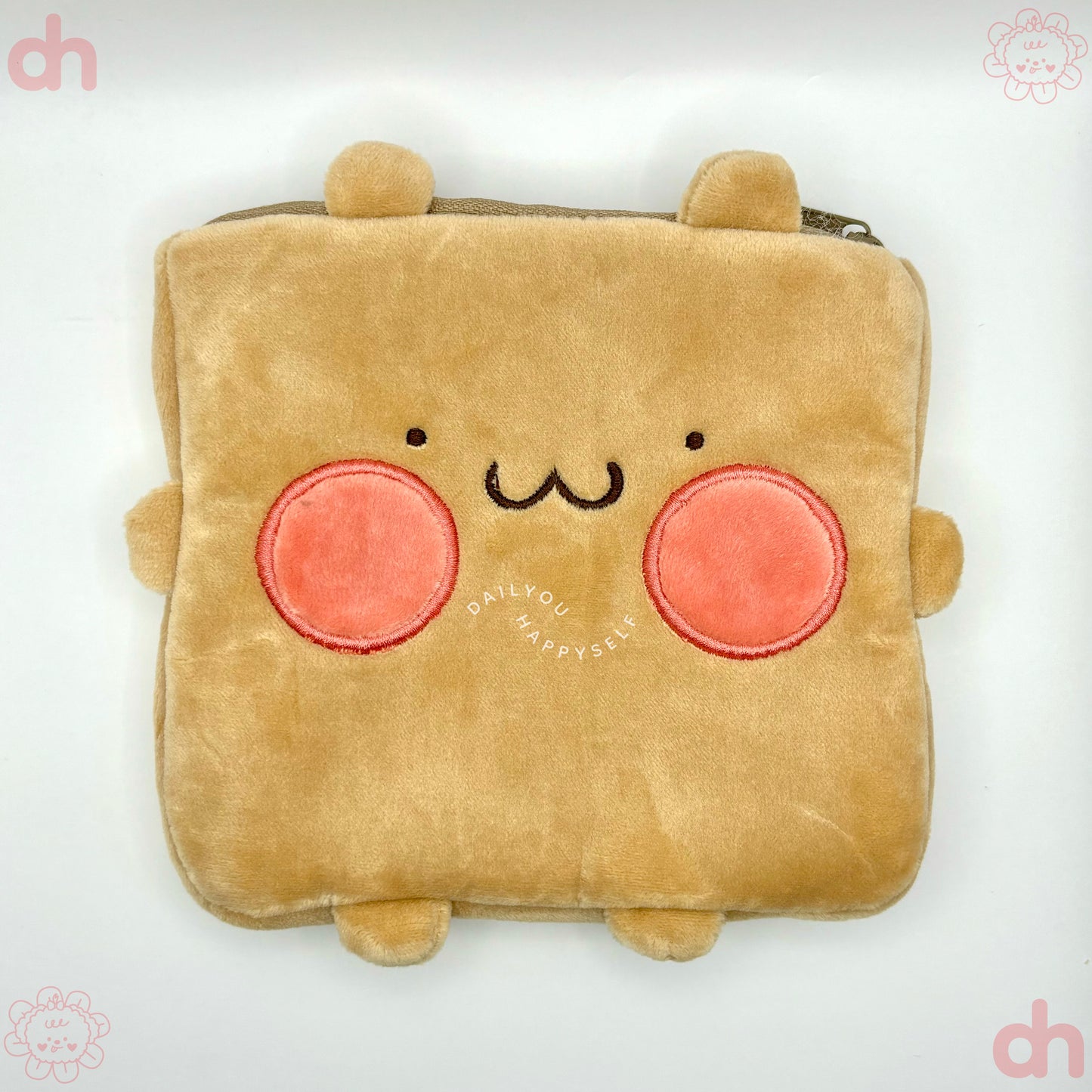 KAKAO FRIENDS. |  Wadada Bear Flat Pouch. |