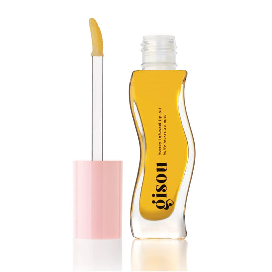 GISOU. Honey Infused Hydrating Lip Oil.  |   Honey Gold -  Clear Golden Glow.