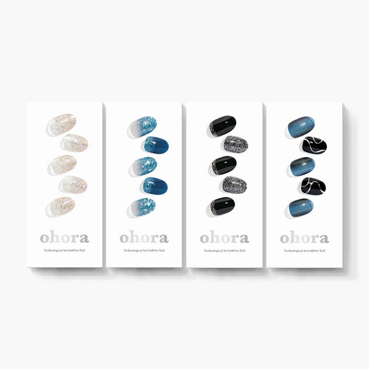 OHORA. |  Glitter Party Set. |  Uñas de Gel Semi Curado.|