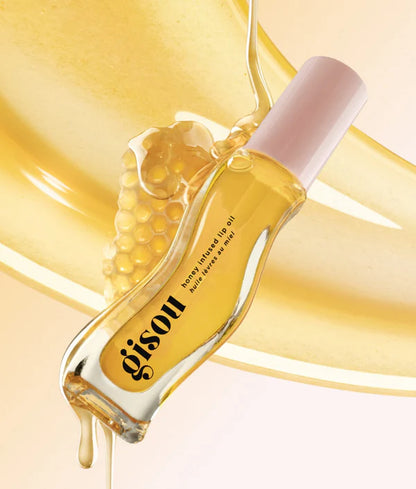 GISOU. Honey Infused Hydrating Lip Oil.  |   Honey Gold -  Clear Golden Glow.