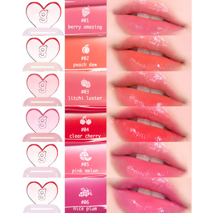 COLORGRAM. Juicy Drop Tint.  |  #06 Nice Plum | Tinta Labial Hidratante con Brillo Acuoso