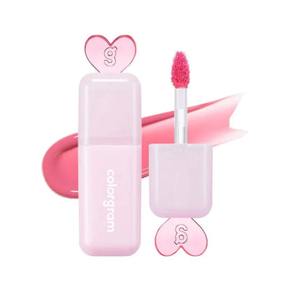COLORGRAM. Juicy Drop Tint.  |  #06 Nice Plum | Tinta Labial Hidratante con Brillo Acuoso