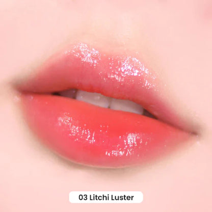 COLORGRAM. Juicy Drop Tint.  |  #03  Litchi Luster | Tinta Labial Hidratante con Brillo Acuoso