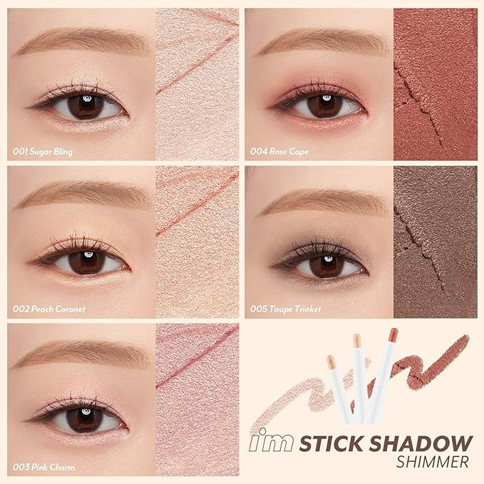 I'M MEME. I'm Sitck Shadow Shimmer.  |   #003 Pink Charm | Sombra de Ojos en Stick Resistente al Agua