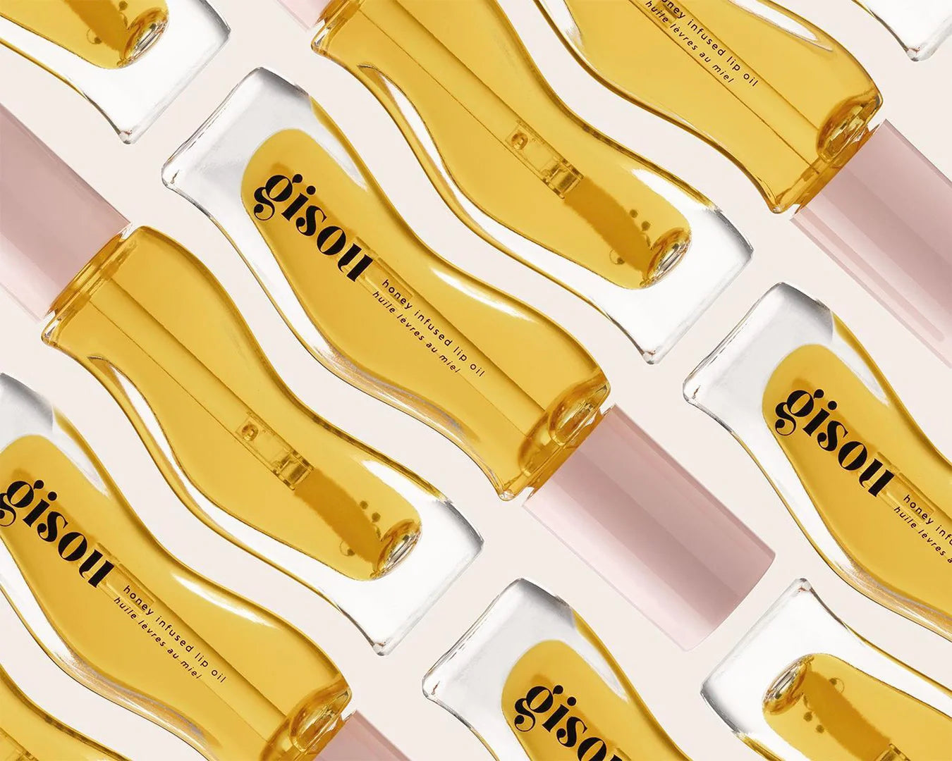 GISOU. Honey Infused Hydrating Lip Oil.  |   Honey Gold -  Clear Golden Glow.