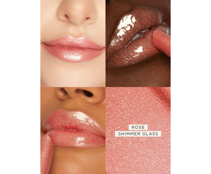TARTE. Maracuja Juicy Lip Plump.  |  Rose Shimmer Glass
