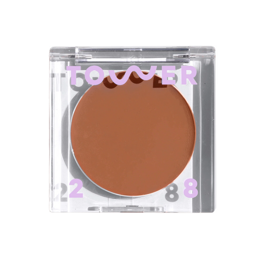 TOWER 28 BEAUTY.  Sculptino™ Soft Matte Cream Contour + Bronzer.  |  Getty - light medium with neutral undertones.