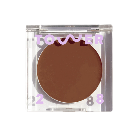 TOWER 28 BEAUTY.  Sculptino™ Soft Matte Cream Contour + Bronzer.  |. Hammer - medium tan with neutral undertones.