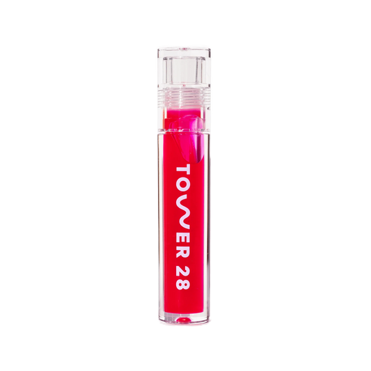 TOWER 28 BEAUTY.  ShineOn Lip Jelly Non-Sticky Gloss.  |  XOXO - Sheer pink.