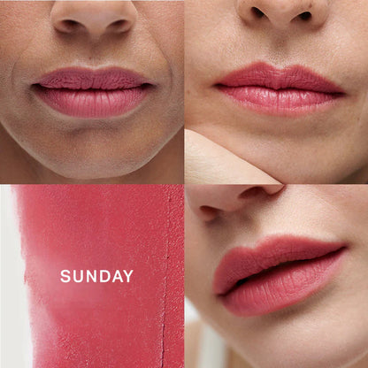MERIT. Signature Lip Lightweight Matte Lipstick.  |  Sunday - Pink