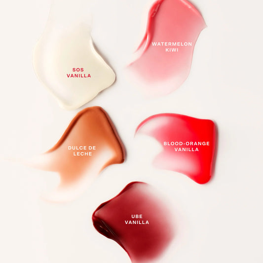 TOWER 28 BEAUTY.  LipSoftie™ Hydrating Tinted Lip Treatment Balm. |  Dulce de Leche - sheer nude.