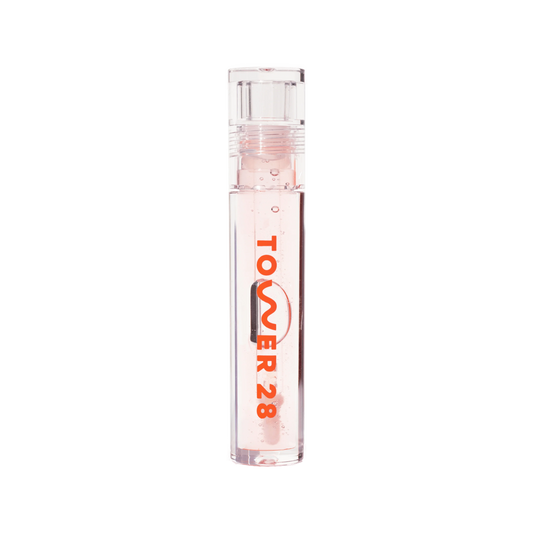 TOWER 28 BEAUTY.  ShineOn Lip Jelly Non-Sticky Gloss.  |  Chill - clear.
