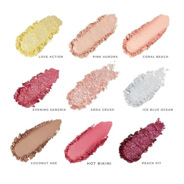 UNLEASHIA.  Glitterpedia Eye Palette.  |  N°7 All of Peach Ade