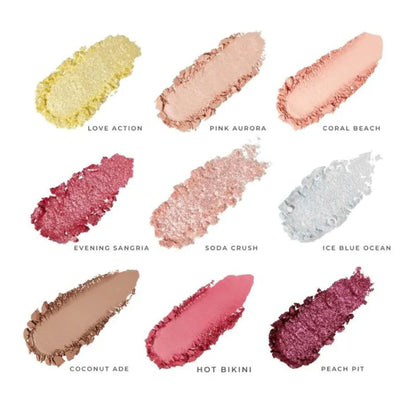 UNLEASHIA.  Glitterpedia Eye Palette.  |  N°7 All of Peach Ade