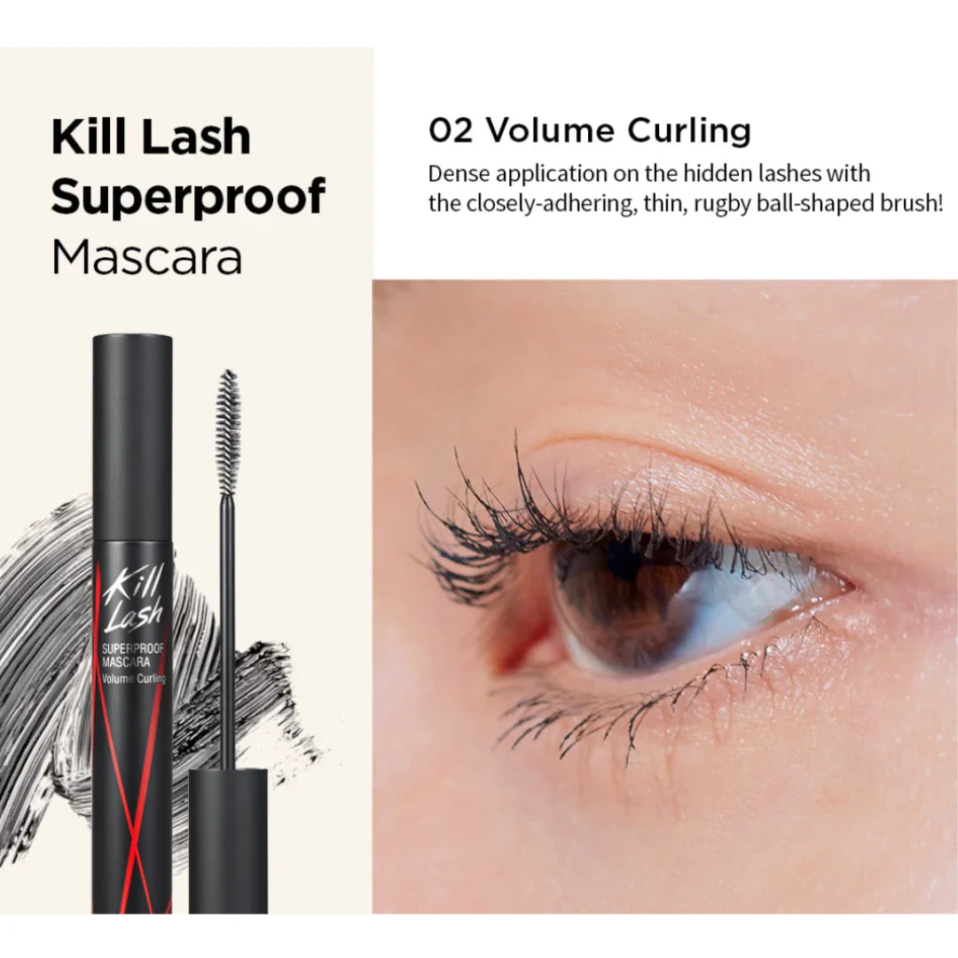 CLIO.  Kill Lash Superproof Mascara.  |  #02 Volume Curling