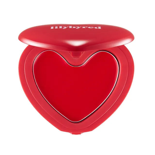 LILY BY RED.   Luv Beam Cheek Balm.   |   #04 Heart Attack Red