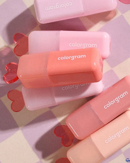 COLORGRAM. Juicy Drop Tint.  |  #03  Litchi Luster | Tinta Labial Hidratante con Brillo Acuoso
